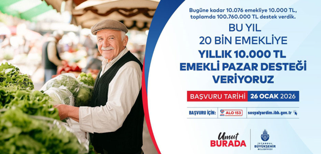 İBB’den Emeklilere 10 Bin TL Pazar Desteği! Kimler Alabilir, Başvuru Şartları Neler?